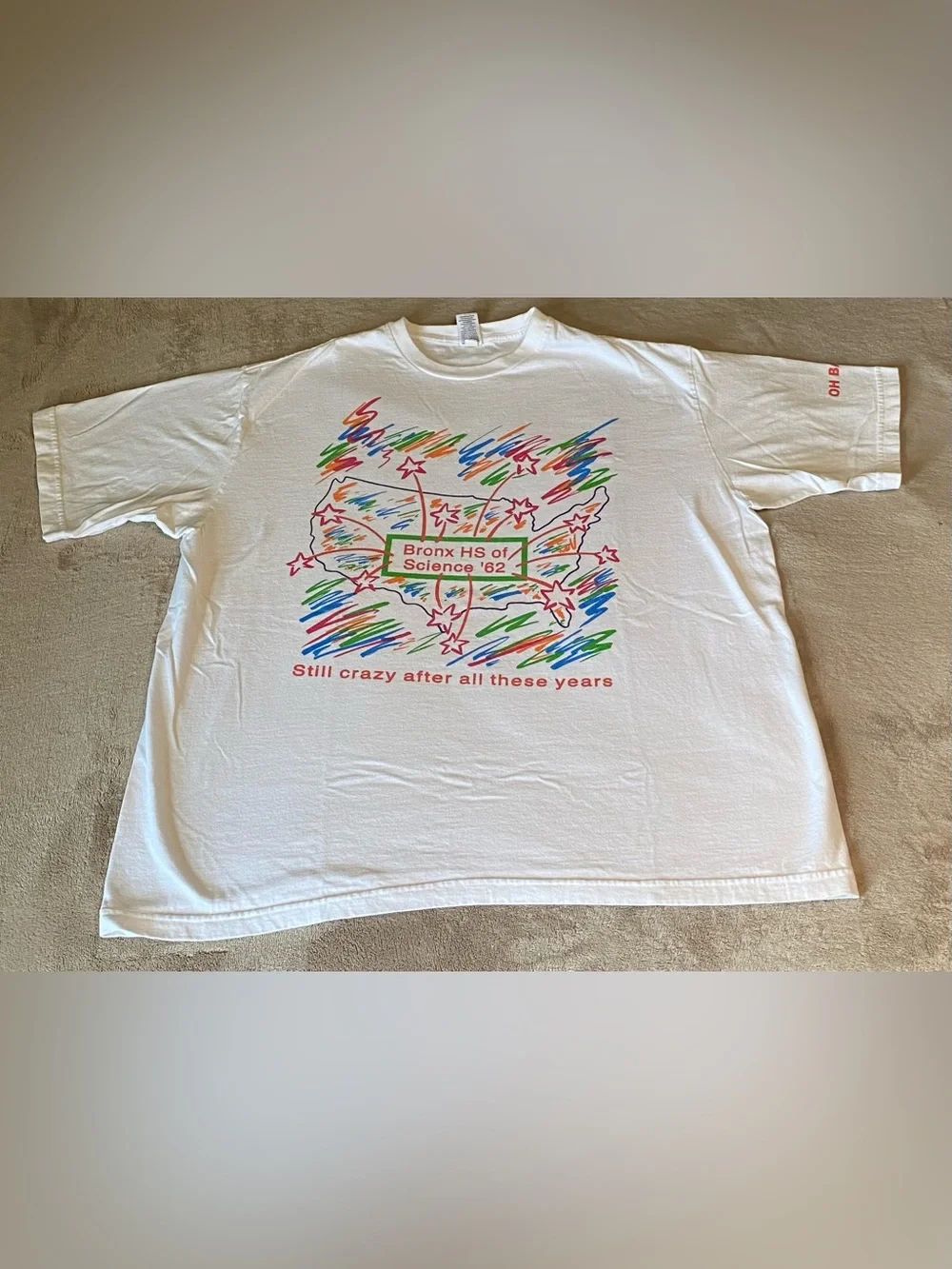 Bronx HS of Science ’62 Reunion GAP USA T Shirt XL Made In USA Alumni
